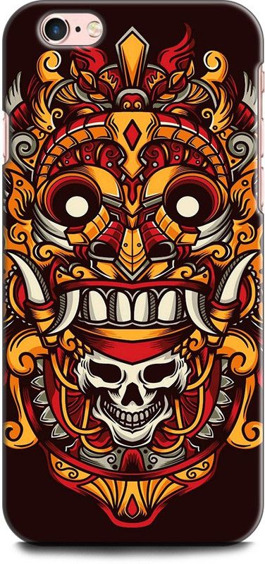 KEYCENT Back Cover for APPLE iPhone 6s Plus SKULL, SKELETON, ART, TEXTURE, ABSTRACT  (Multicolor, Shock Proof, Pack of: 1)