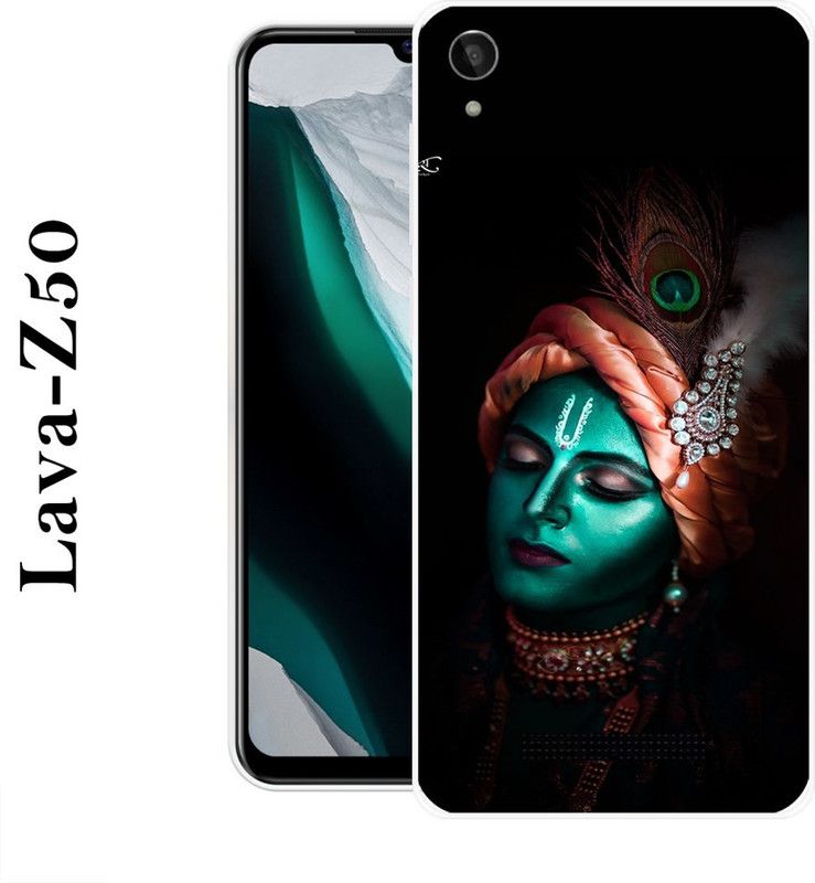 REDFLY Back Cover for Lava Z50  (Black, Silicon)