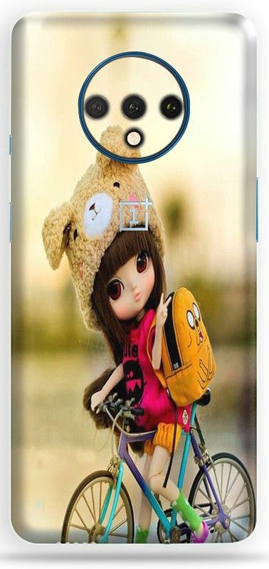 LAMHA OnePlus 7T Mobile Skin  (Ultra Super Cutie Pie Girl Skin With High Mattte Finish.)