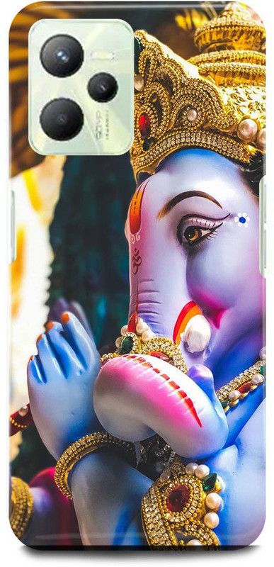 Dimora Back Cover for realme C35 , GANESHJI GANESHA GODGANPATI BAPPAMORIYA  (Multicolor, Hard Case, Pack of: 1)