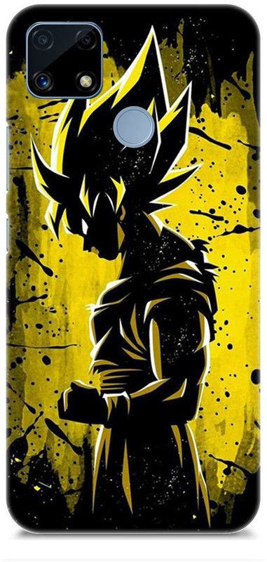 Mast Kalandar Back Cover for realme C25s  (Black, Yellow)