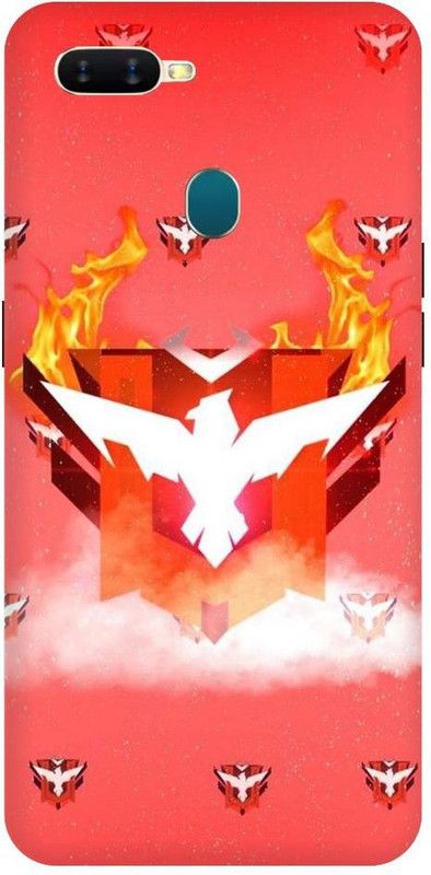 URCHIN Back Cover for Oppo A5 Free Fire, Free fire game, free fire logo, game, free fire  (Multicolor, Shock Proof, Pack of: 1)