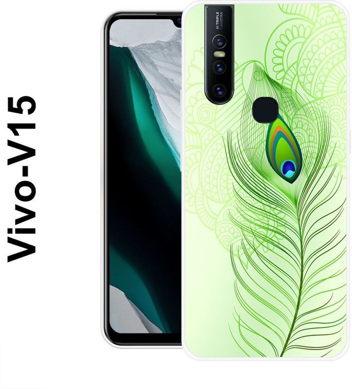 KUDI Back Cover for Vivo V15  (Green, Grip Case, Silicon)