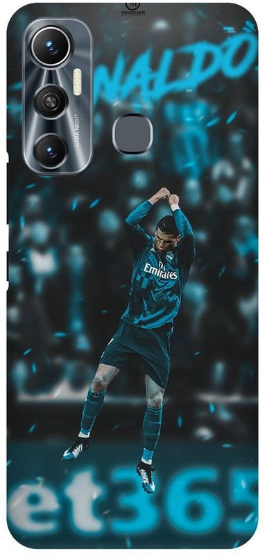 FIKORA Back Cover for Infinix Hot 11, X662, CRISTIANO, RONALDO, CR7, REAL, MEDRID  (Blue, Hard Case, Pack of: 1)
