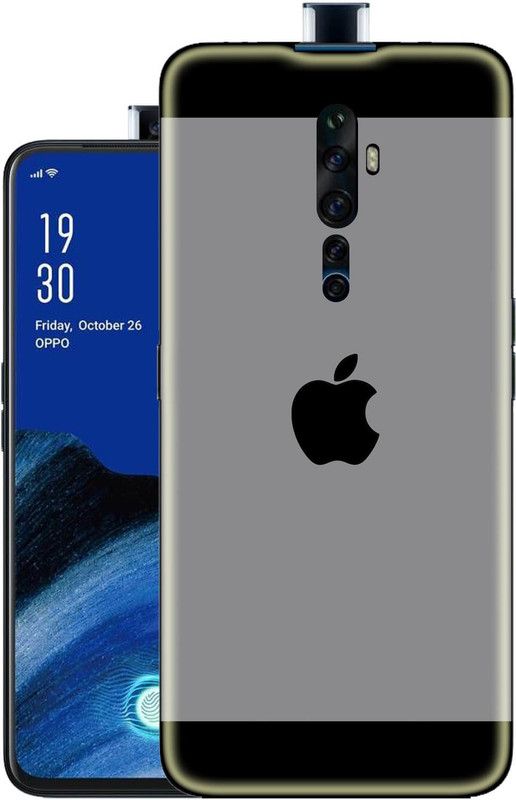 Snazzy Back Cover for Oppo Reno2 F, OPPO Reno 2z  (Grey, Dual Protection, Silicon, Pack of: 1)