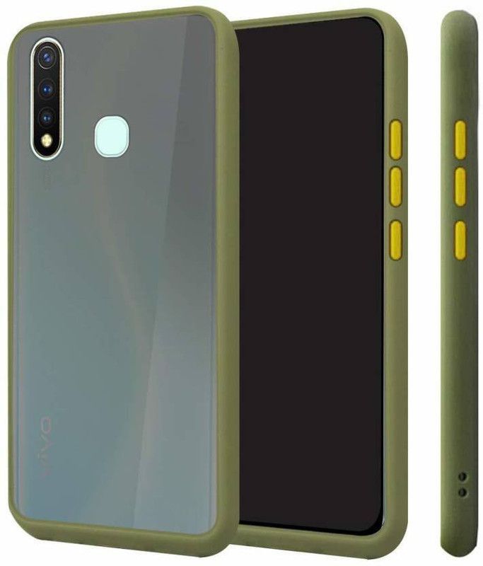 FIVE-O Back Cover for Samsung Galaxy A40  (Green, Camera Bump Protector, Pack of: 1)