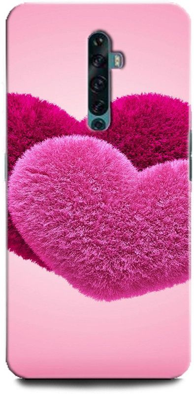 Afterglow Back Cover for OPPO Reno2 Z HEARTS, LOVE HEARTS, LOVE, FOREVER  (Multicolor, Shock Proof, Pack of: 1)