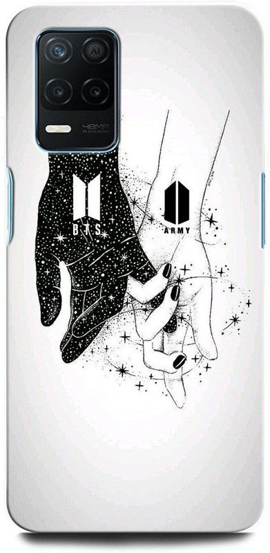 INTELLIZE Back Cover for Realme 8 5G 3241 BTS X ARMYJUNGSHOOK, HEARTBEAT, BTS, BEAT, BTS ARMY TOGETHER  (Multicolor, Hard Case, Pack of: 1)