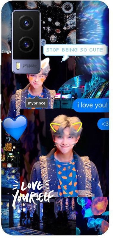 BYXIS Back Cover for Vivo V21E BTS, bts, BTS army, BTS Love, bts singers, korean male, korean, Bangtan Boys  (Multicolor, Shock Proof)