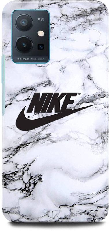 FIKORA Back Cover for OPPO K10, CPH2373, NIKE, SIGN, LOGO, EMBLEM  (White, Hard Case, Pack of: 1)