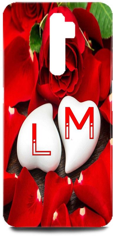 Dimora Back Cover for OPPO A5 2020/CPH1933,L Loves M Name,L Name, M Letter, Alphabet,L Love M NAME  (Multicolor, Hard Case, Pack of: 1)