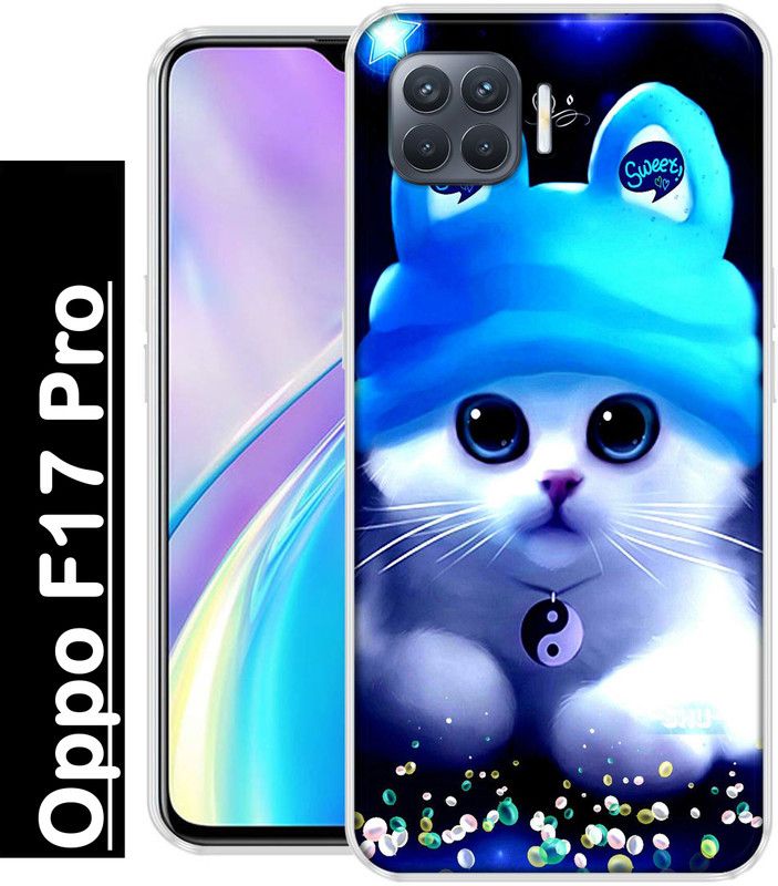 KUDI Back Cover for Oppo F17 Pro  (Multicolor, Grip Case, Silicon, Pack of: 1)