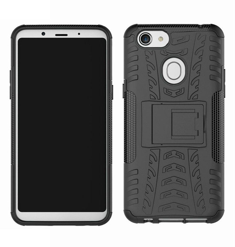 Elica Back Cover for Oppo F5 Youth  (Black, Shock Proof, Pack of: 1)