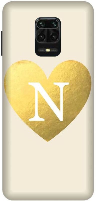 Thecoverking Back Cover for Redmi Note9ProMax (N letter,N alphabet,N word, N name, cases cover  (Multicolor, Waterproof, Pack of: 1)