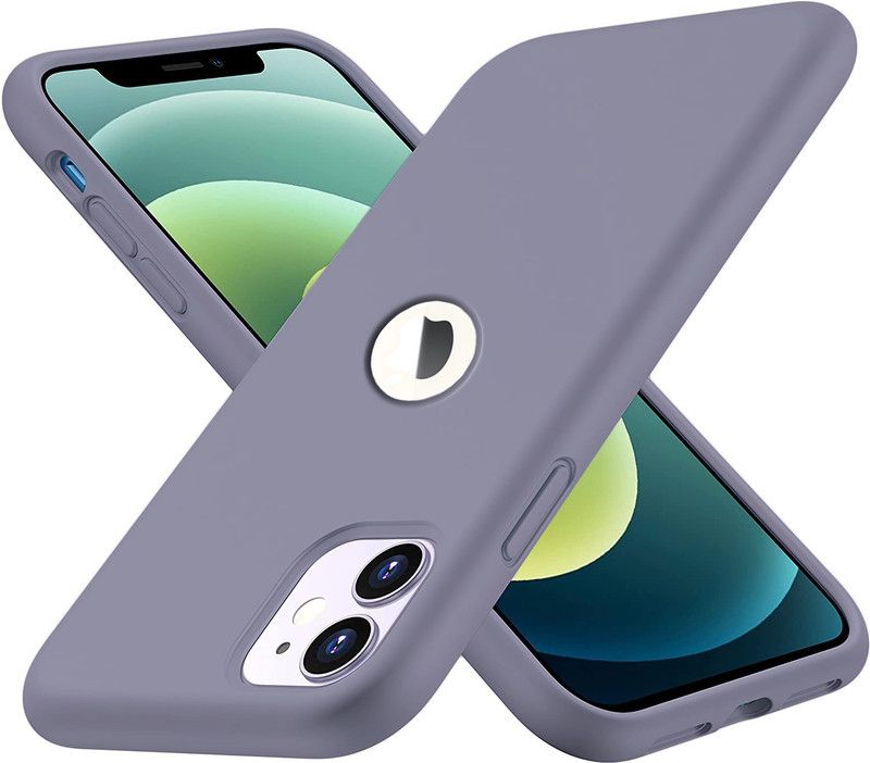 vonzee Back Cover for Iphone 11 Liquid Silicone Cover with Full Body Protection Anti-Scratch Shockproof Cover  (Grey, Shock Proof, Silicon, Pack of: 1)