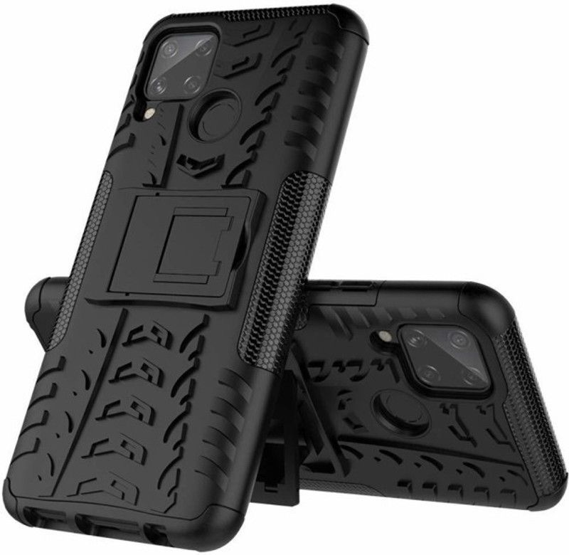 ALONZO Front & Back Case for OPPO A15 back cover, OPPO A15 cover, OPPO A15 pouch, OPPO A15  (Black, Pack of: 1)