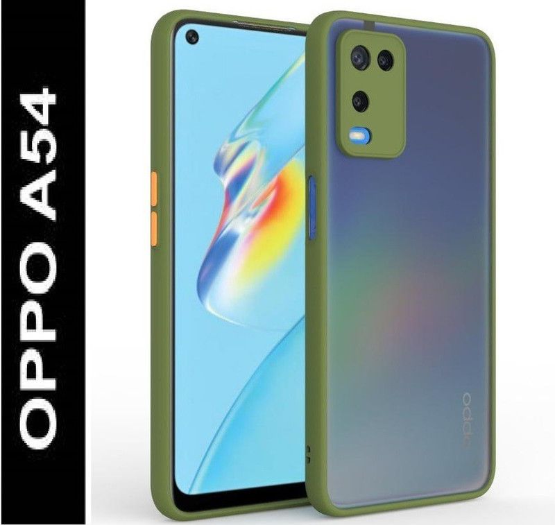 Novo Style Back Cover for Oppo A54  (Green, Pack of: 1)
