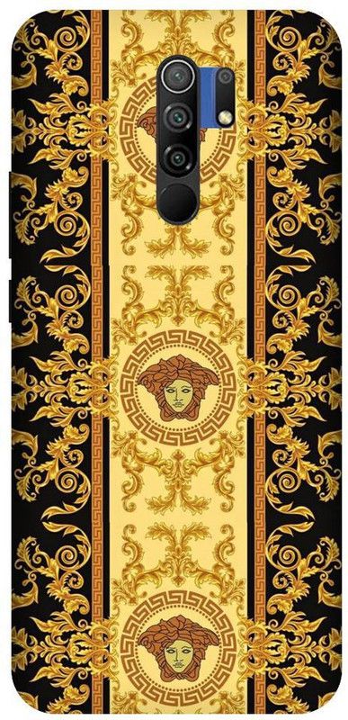 URCHIN Back Cover for Redmi9primeVersace, Versace logo, versace brand  (Multicolor, Shock Proof, Pack of: 1)