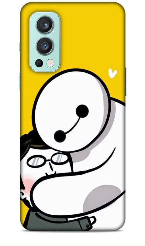 Keviv Back Cover for OnePlus Nord 2 5G  (Yellow, White, Hard Case)