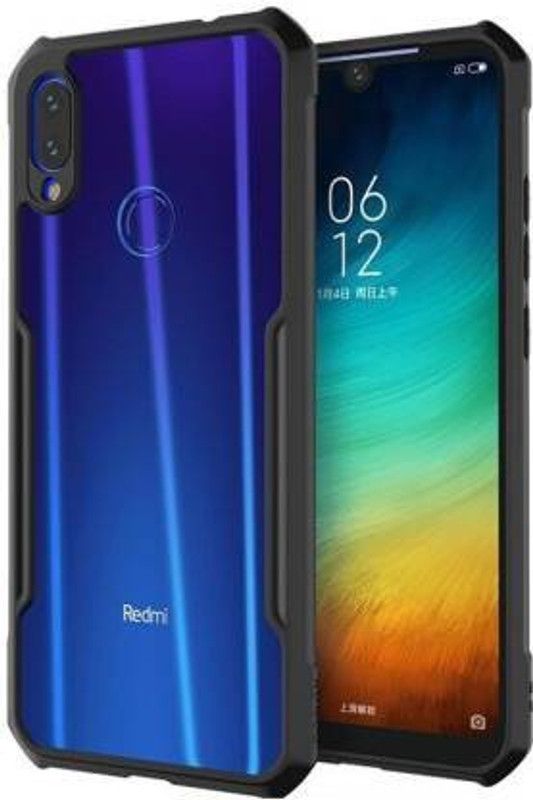 NewSelect Back Cover for Honor Y7 2019  (Black, Camera Bump Protector, Pack of: 1)