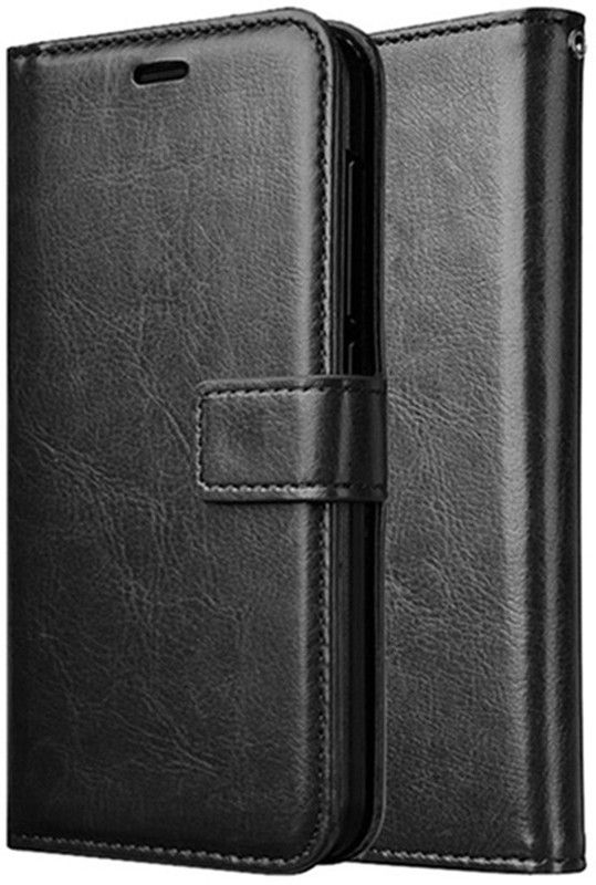Splenor Flip Cover for Oppo A5 2020  (Black, Pack of: 1)