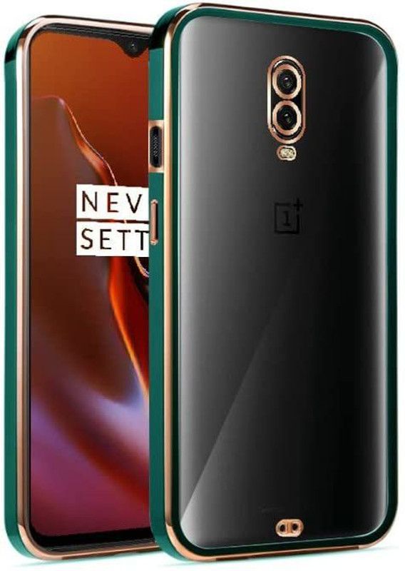 Moonlight Back Cover for OnePlus 6T  (Green, Grip Case, Silicon)