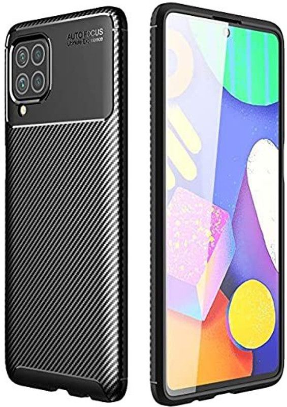 CoverX Back Cover for Samsung Galaxy M53 5G Premium Tough Rugged Solid Black Shock Proof Slim Armor Case  (Transparent, Grip Case)