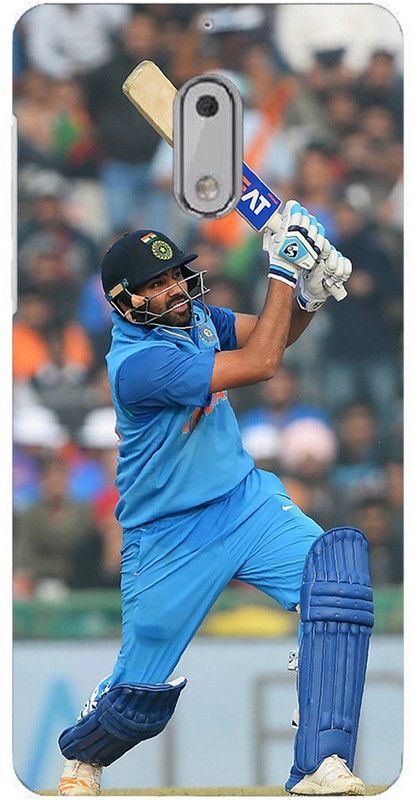 NDCOM Back Cover for Nokia 3.1 Hitman Rohit Sharma Printed  (Multicolor, Hard Case, Pack of: 1)