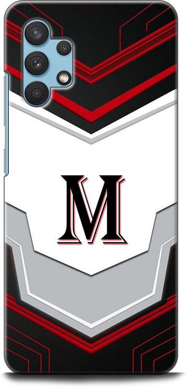Afterglow Back Cover for SAMSUNG Galaxy A32 M, M LETTER, M NAME, M ALPHABET, ALPHABET  (Multicolor, Shock Proof, Pack of: 1)