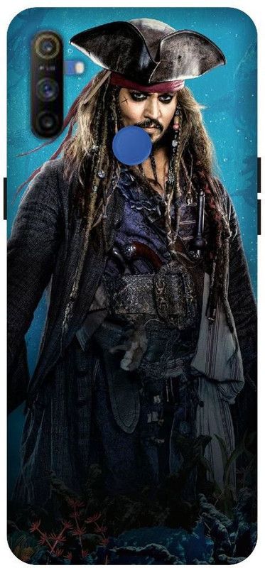 SSMORYA Back Cover for Realme Narzo 20A, Pirates Of The Caribbean Printed Back Cover  (Multicolor, Hard Case, Pack of: 1)