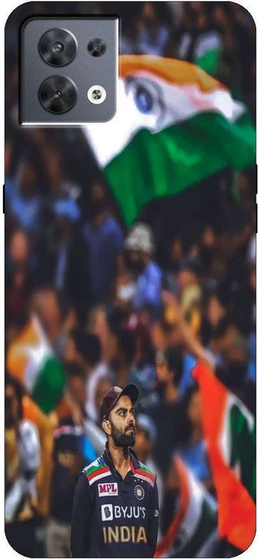 iprinto Back Cover for Oppo Reno 8 5G, CPH2359 virat kohli Back Cover  (Multicolor, Hard Case, Pack of: 1)