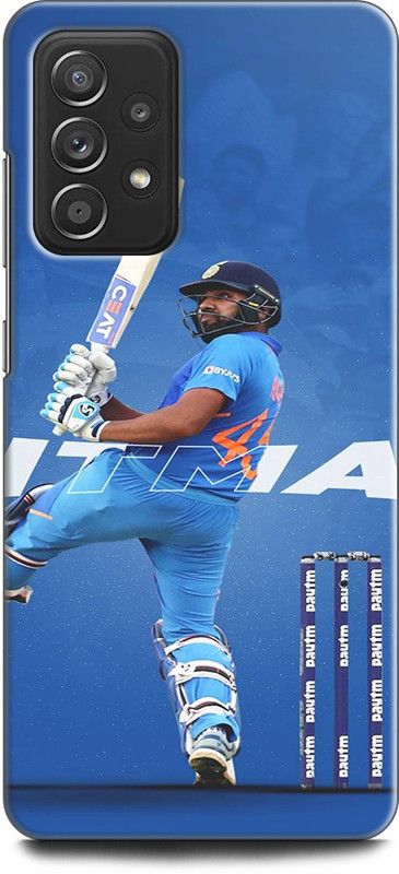 Afterglow Back Cover for SAMSUNG Galaxy A52 HITMAN, ROHIT SHARMA, CRICKET, SHARMA JI KA LONDA  (Multicolor, Shock Proof, Pack of: 1)