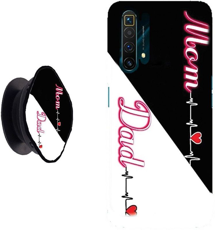 My Swag Back Cover for Realme X3  (Black, White, Pack of: 1)