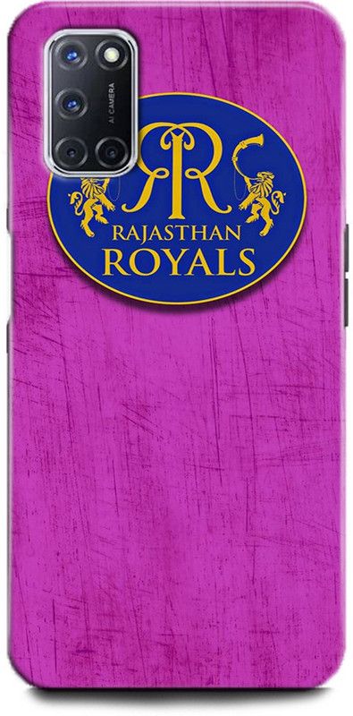 Afterglow Back Cover for Oppo A52 RAJASTHAN ROYALSR, IPL, POYALS, RR, CRICKET, LOGO, RR LOGO  (Multicolor, Shock Proof)