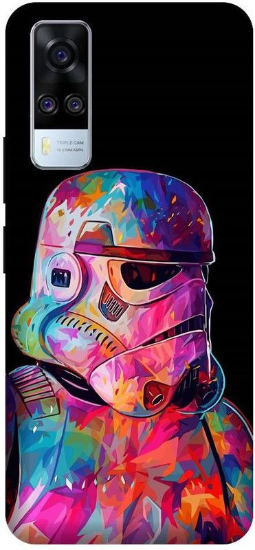 URCHIN Back Cover for Vivo Y51A star wars, Star troopers, colourfull, movie, hollywood  (Multicolor, Shock Proof, Pack of: 1)