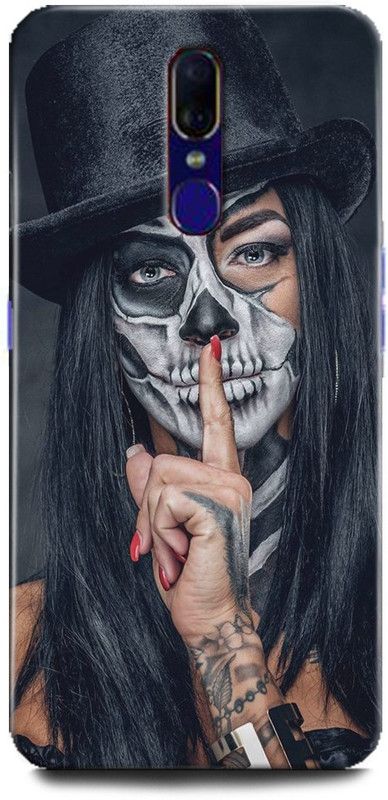 INTELLIZE Back Cover for OPPO F11/CPH1911 mask girl,Printed  (Multicolor, Shock Proof, Pack of: 1)