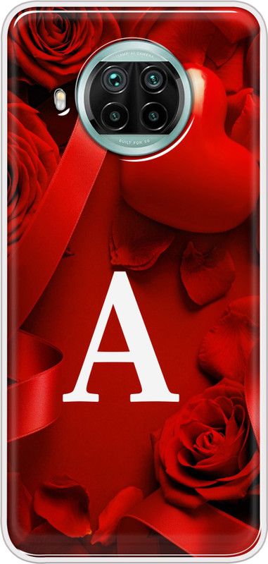 Hansviprint Back Cover for Mi 10i  (Red, White, Grip Case, Silicon, Pack of: 1)