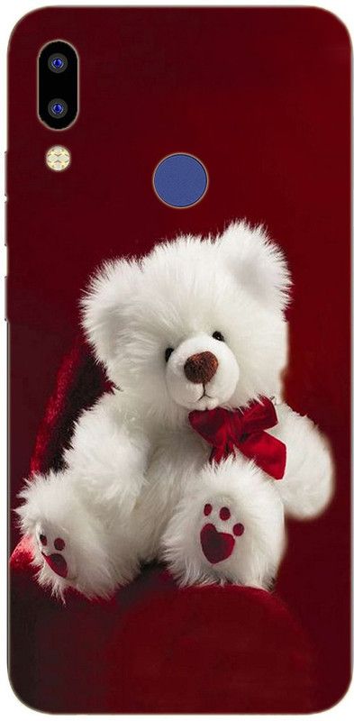 METOO Back Cover for Tecno id5b, Teddy Bear Design Back Cover_Print_209  (Multicolor, Dual Protection, Silicon, Pack of: 1)