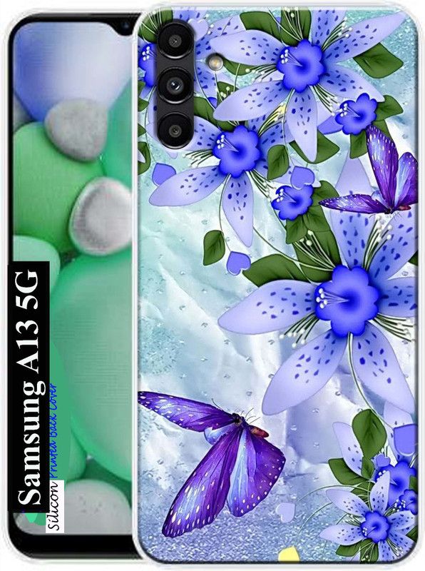 HEXAcase Back Cover for Samsung Galaxy A13 5G, Samsung A13 5G  (Multicolor, Dual Protection, Silicon, Pack of: 1)