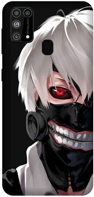 URCHIN Back Cover for Samsung A21s Tokyo Ghoul, Keneki, Anime, Ghoul, Superpower, Heros, Skull, Dark  (Multicolor, Shock Proof, Pack of: 1)