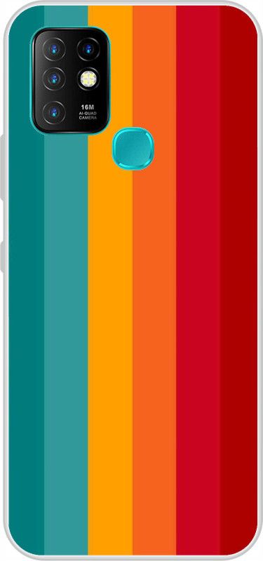 LoveCase Back Cover for Infinix Hot 10  (Multicolor, Silicon, Pack of: 1)