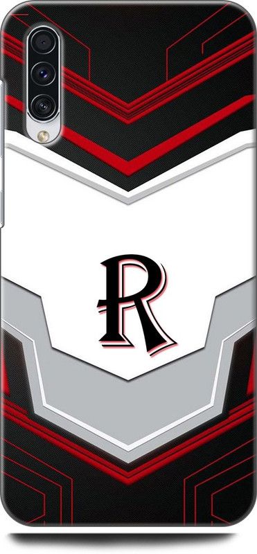 Afterglow Back Cover for SAMSUNG Galaxy A50 R, R LETTER, R NAME, R ALPHABET, ALPHABET  (Multicolor, Shock Proof, Pack of: 1)