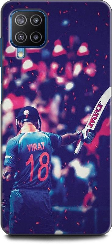 KEYCENT Back Cover for SAMSUNG Galaxy F12 VIRAT KOHLI, CRICKET, INDIA, CAPTAIN, CRICKETER, PLAYER, SPORTS  (Multicolor, Shock Proof, Pack of: 1)