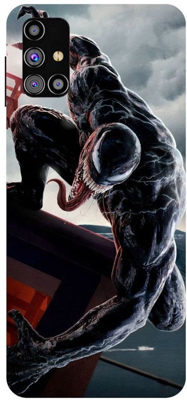 URCHIN Back Cover for Samsung M31 Venom, Venom movie, Marval, Comic, Spiderman, Anti hero, Superhero  (Multicolor, Shock Proof)