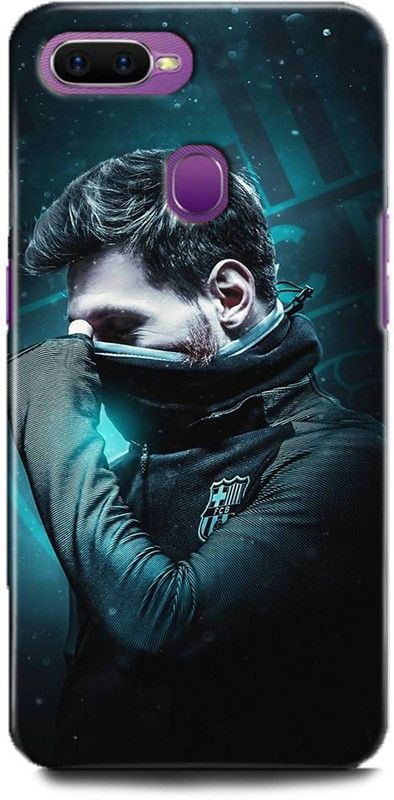 Afterglow Back Cover for Oppo F9 MESSI, LIONE MESSI, FOOTBALL, MESSI 10, BARCELONA, JERSEY, SPORTS  (Multicolor, Shock Proof, Pack of: 1)