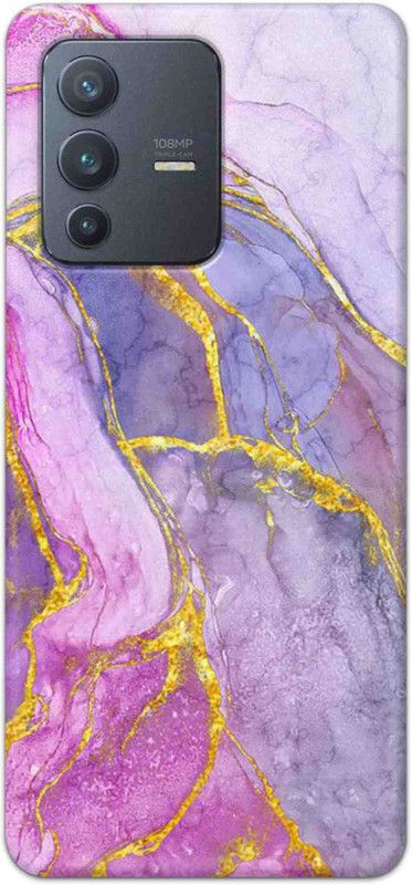 NDCOM Back Cover for Vivo V23 Pro 5G Marble Pattern Printed  (Multicolor, Hard Case, Pack of: 1)