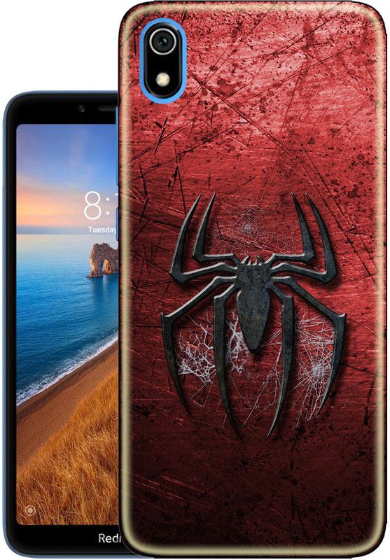 Snazzy Back Cover for Mi Redmi 7A  (Red, Shock Proof, Silicon)