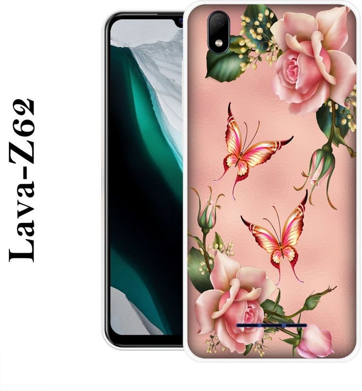 PALWALE BALAJI Back Cover for Lava Z62  (Pink, Green, Silicon)