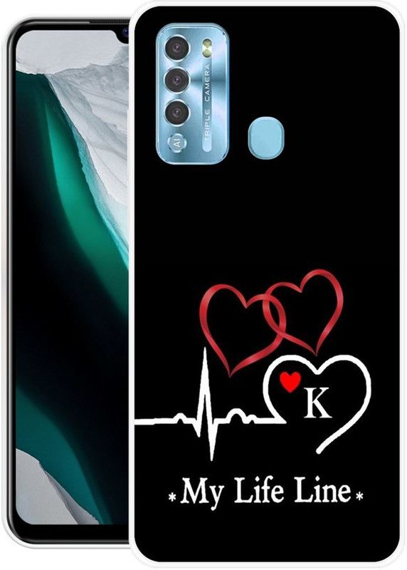 BLUEZAP Back Cover for Itel Vision 2s  (Multicolor, Grip Case, Silicon, Pack of: 1)