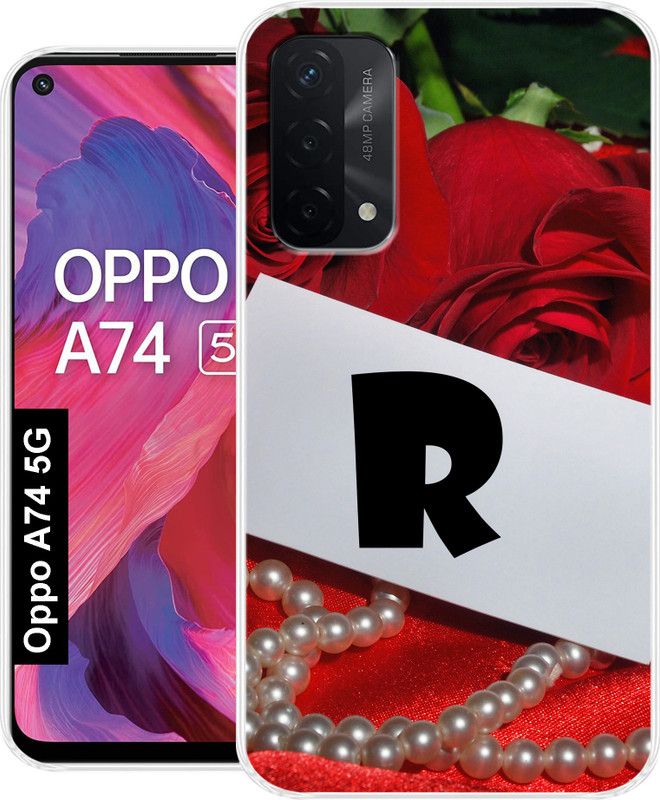 Tokito Back Cover for OPPO A74 5G  (Multicolor, Grip Case, Silicon)